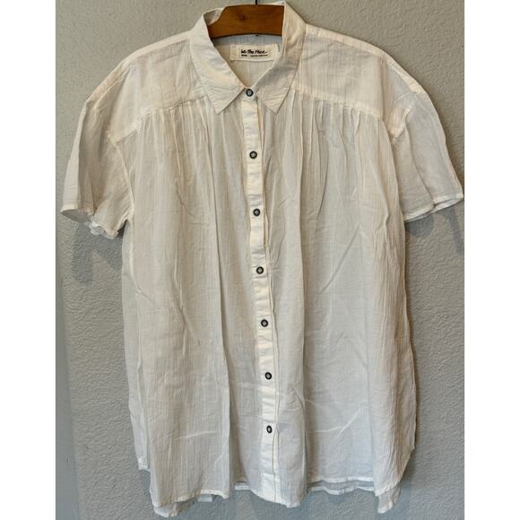 Free People x We The Free Float Away Shirt Size Medium - Picture 10 of 11